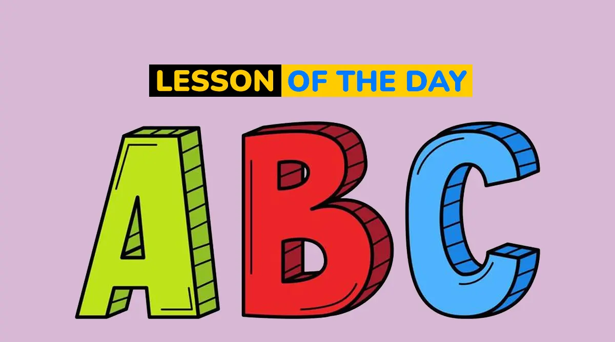 alphabet en anglais